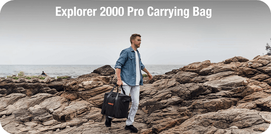 Torba podróżna dla Jackery Explorer 2000 Pro/1500Pro (L) Carrying Case Bag